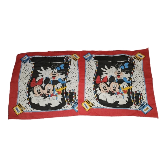 Disney Other Set Of 2 Disney Large Disney Bandanas Poshmark